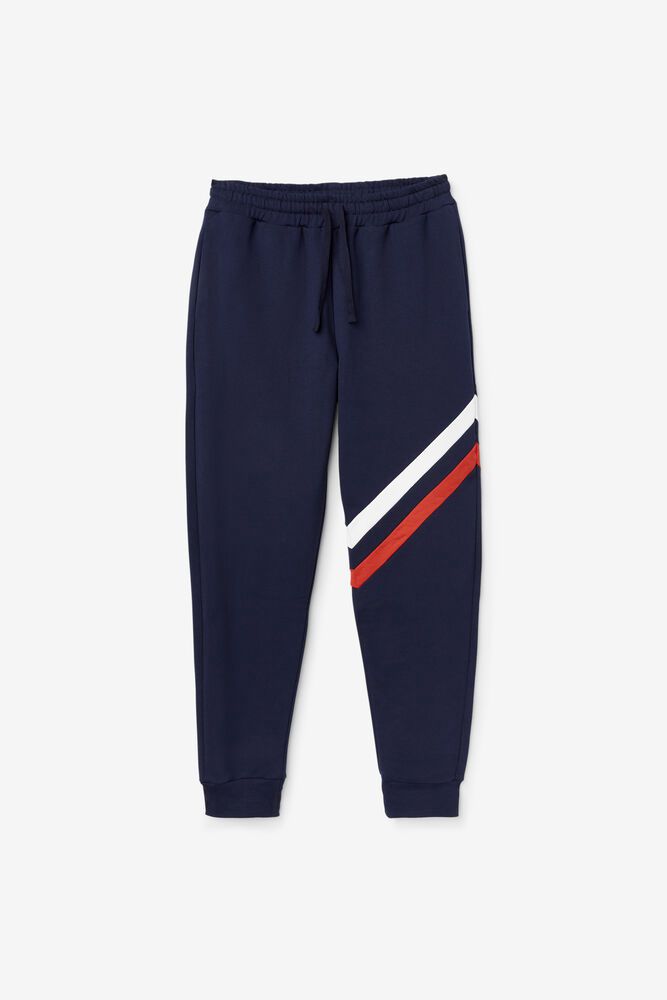 Fila Indie Jogger Navy Pants Mens - NZ 74825-HQLX